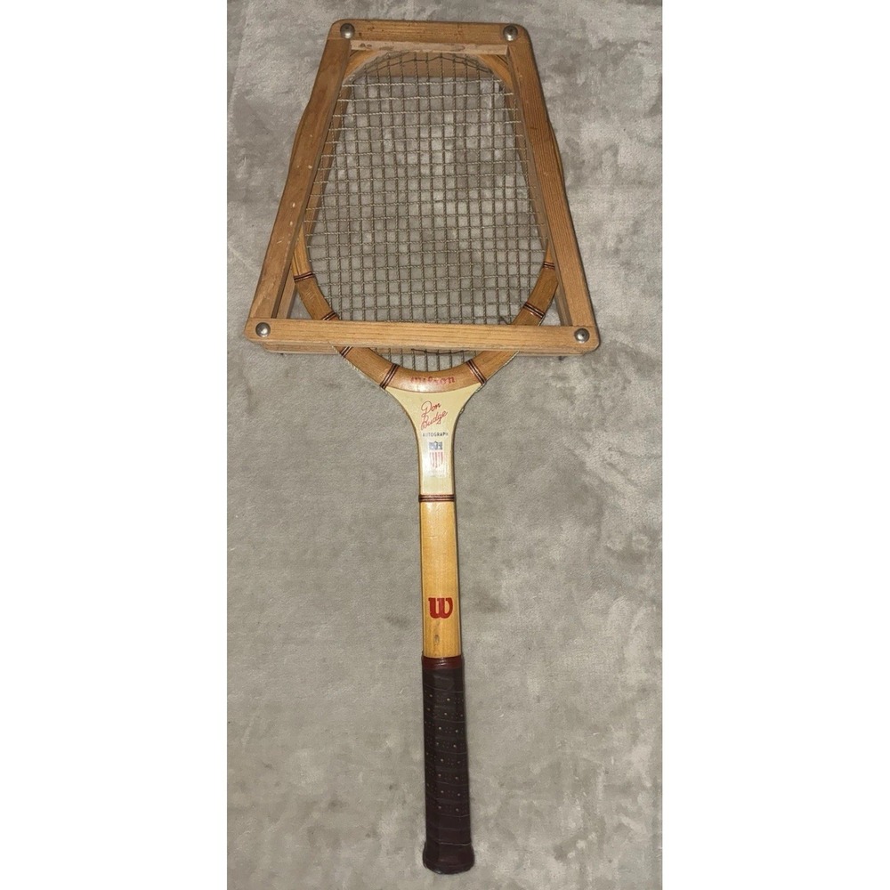 Wilson Tennis Racket Signature Don Budge Speed Flex Fibre Face Frame Vintage